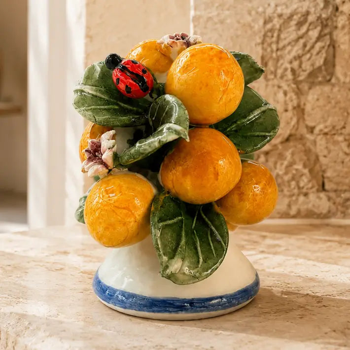 CASCATA LARANJA CERAMICA ITALIANA 7 CM
