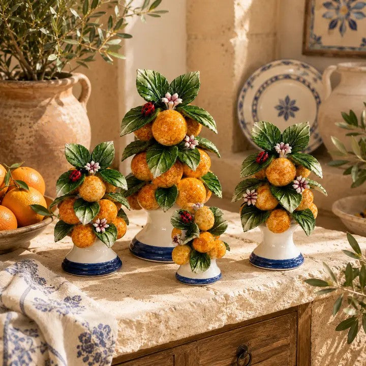 CASCATA LARANJA CERAMICA ITALIANA 7 CM