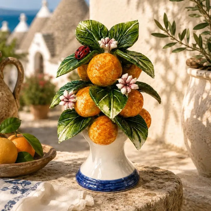 CASCATA LARANJA CERAMICA ITALIANA 7 CM
