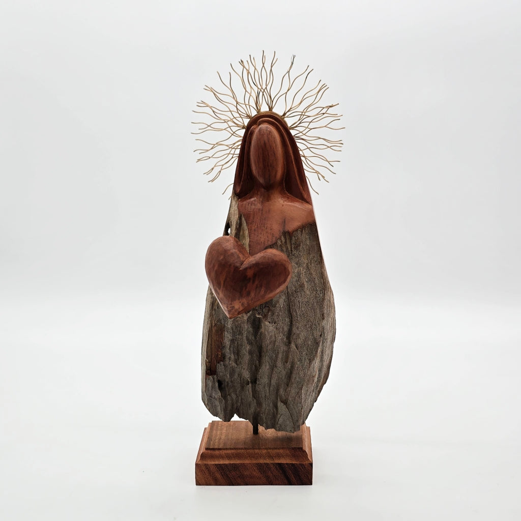 SAGRADO CORAÇÃONATURAL C/BASE 25 CM