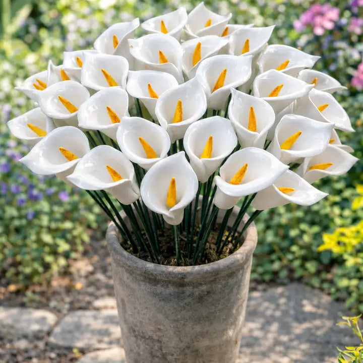 FLOR CER ITALIANA HASTE COPO DE LEITE 6-7CM