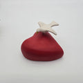 SEMEANDO O AMOR - VERMELHO - 1 PÁSSARO EM CIMA D