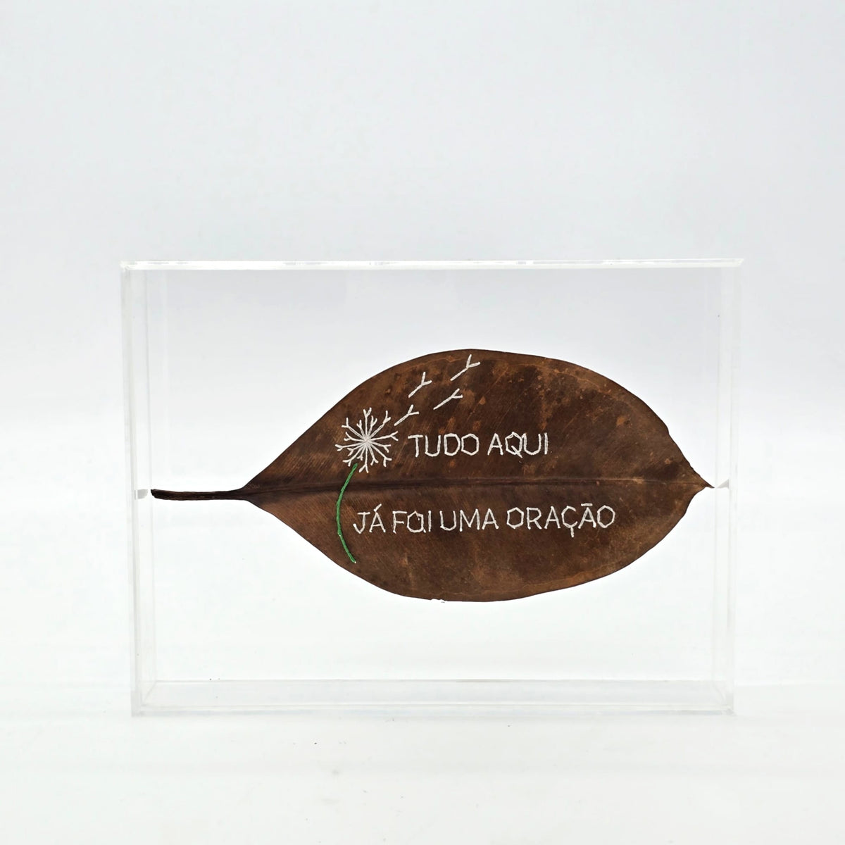 F.S. TUDO AQUI JÁ FOI UMA ORAÇÃO - 15 X 20 ACRILICA