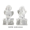 Estatueta Anjo sobre Base 6,2 X 5,9 X A.10,2 cm