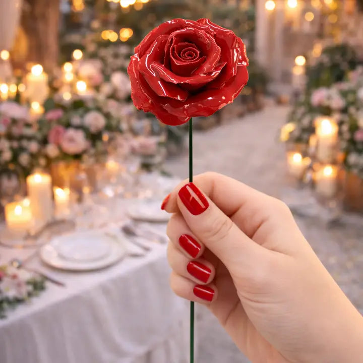 FLOR CER ITALIANA ROSA  CAPODINEMENTE  BRANCO6-7DM