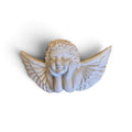 MINI ANJO DE PAREDE BRANCO  15 X 8 CM