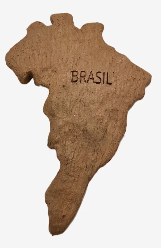 MAPA DO BRASIL 25 X 17 CM