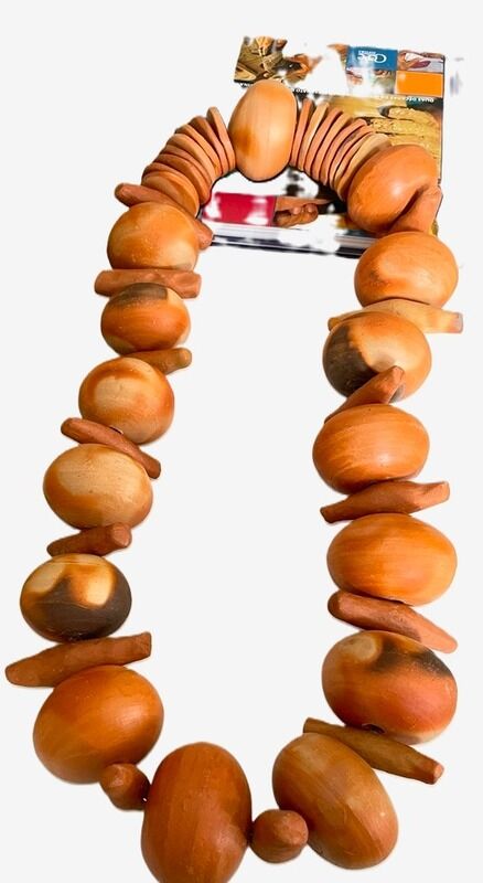 COLAR RUSTICO BOLAS TORNEADAS