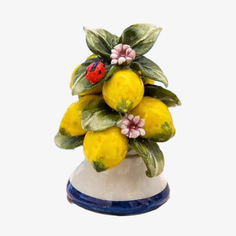 CASCATA DE LIMÕES DE CERAMICA ITALIANA 7 CM