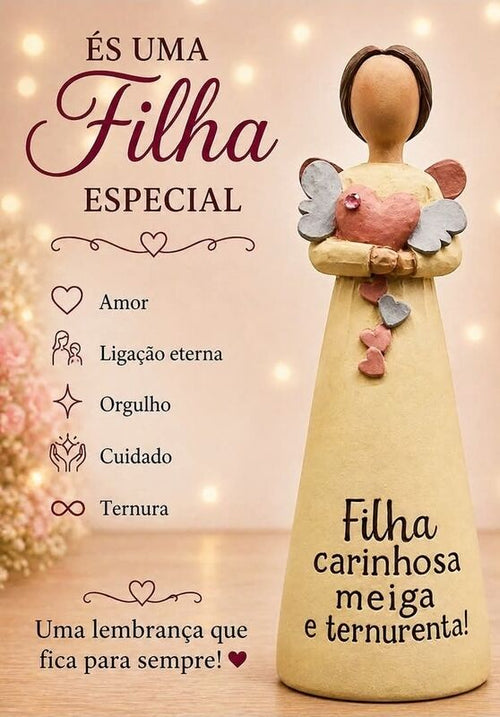 ANJINHA FILHA CARINHOSA MEIGA E TERNUROSA 13 CM