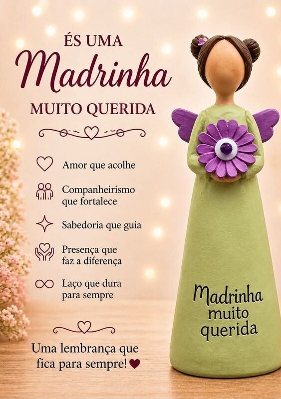 ANJINHA MADRINHA MUITO QUERIDA 13 CM