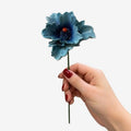 FLOR CER ITALIANA PAPOULA OR CAPODINEMENTE CELESTE6X 7 CM