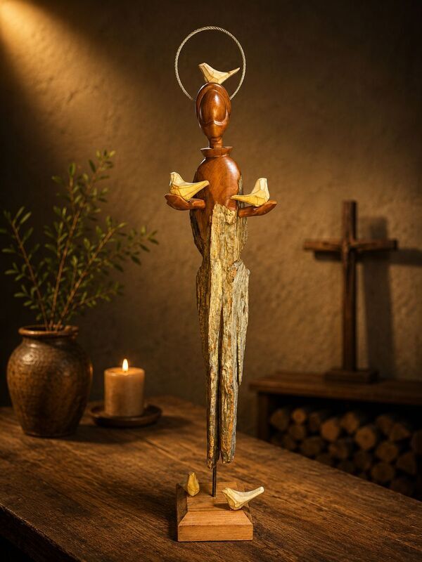 SÃO FRANCISCO COLORIDO 45 CM PQ