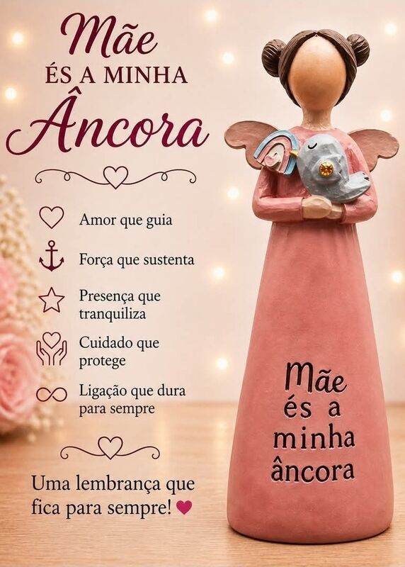 ANJINHA MÃE ES MINHA ANCORA13 CM