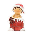 MENINO NA CHAMINE - FIGURAS DE NATAL