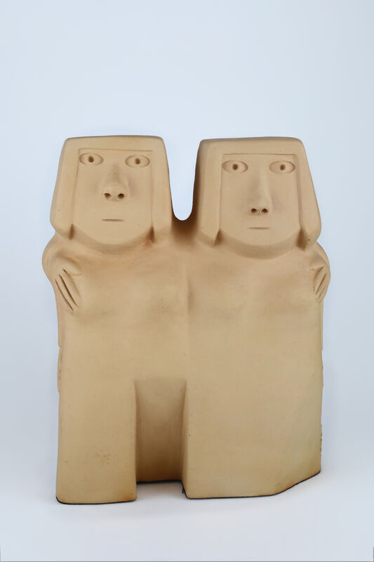 CASAL PASSEANDO MULHER/MULHER 30 CM