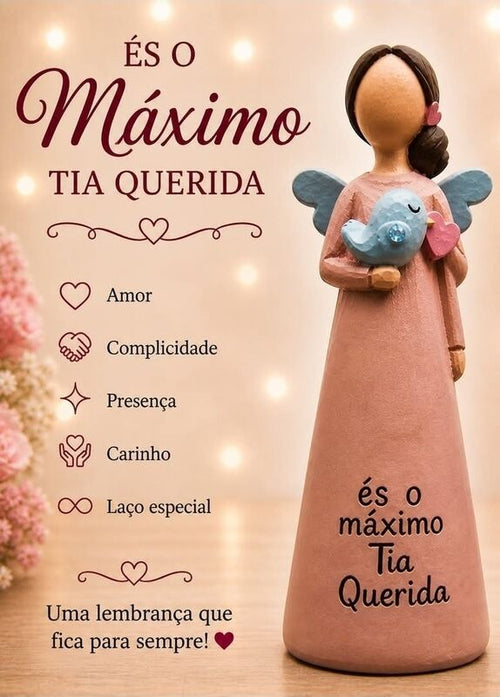 ANJINHA ÉS O MAXIMO TIA QUERIDA13 CM