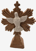 DIVINO ESPIRITO  SANTO COM BASE   BRANCO TERRA COTA 28 C 18 CMX
