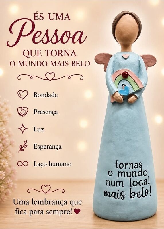 ANJINHA TORNAS O MUNDO MAIS BELO13 CM
