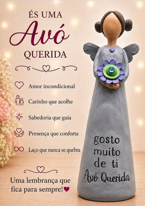 ANJINHA GOSTO MUITO DE TI AVÓ QUERIDA 13 CM