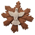 DIVINO ESPIRITO  SANTO PAREDE  BRANCO TERRA COTA 22 C 22 CMX